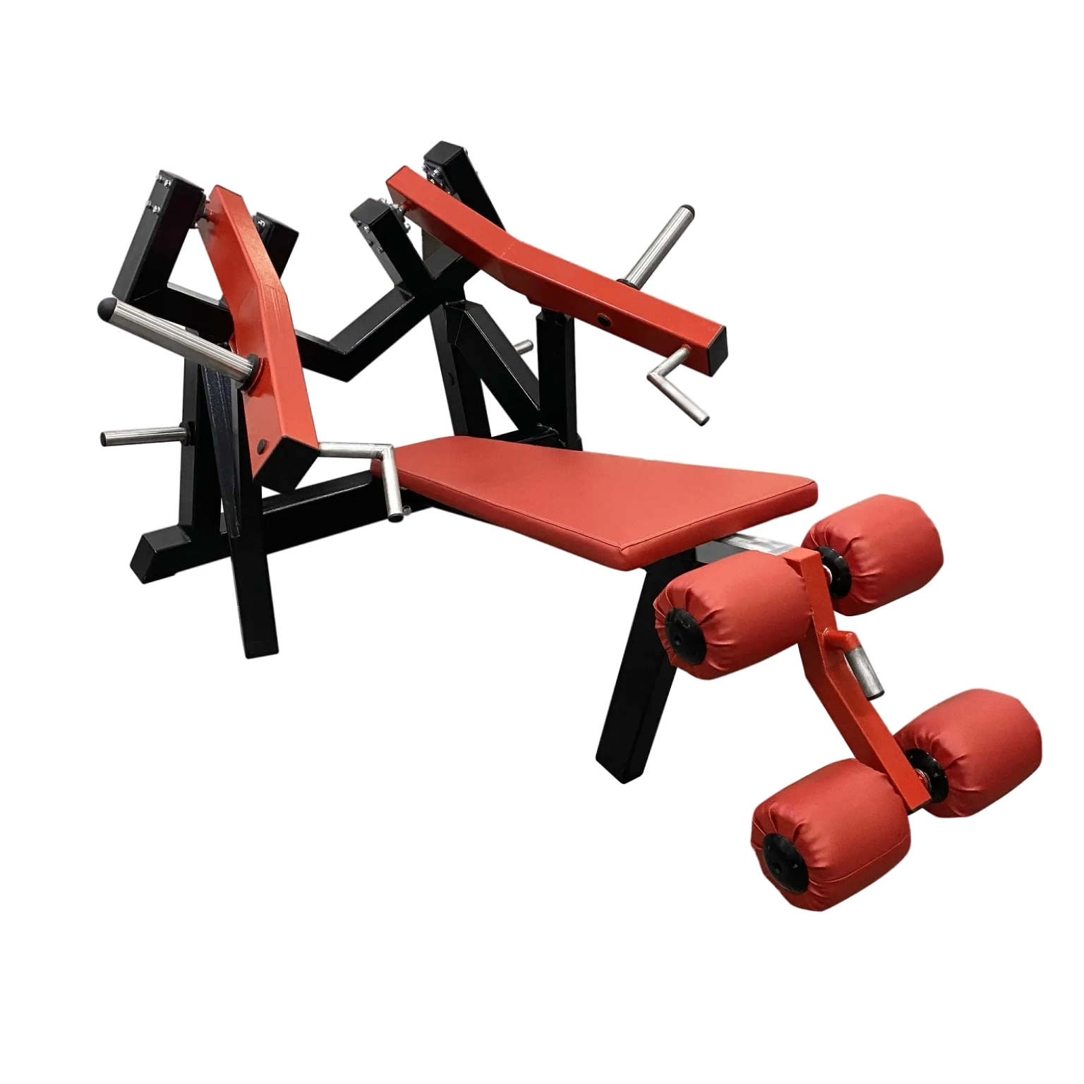 Stroj na chest press hlavou dolů