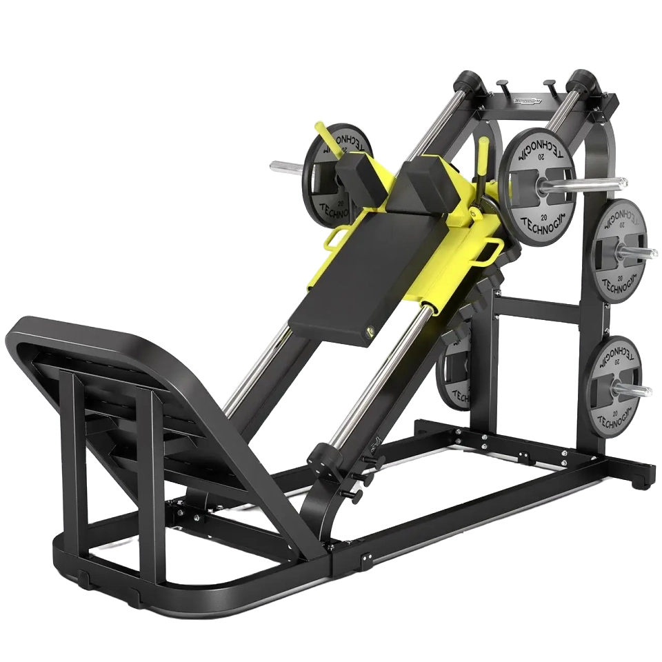 Hack squat machine
