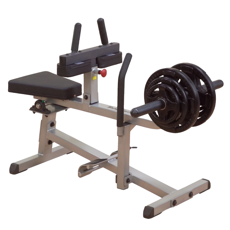Seated calf machine