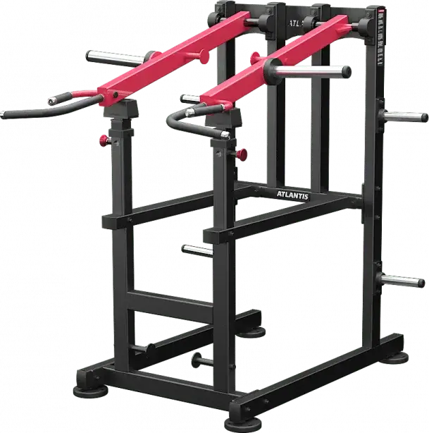 Stroj na shoulder press ve stoje