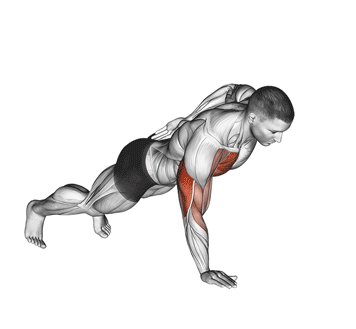 Half one-arm push-up
